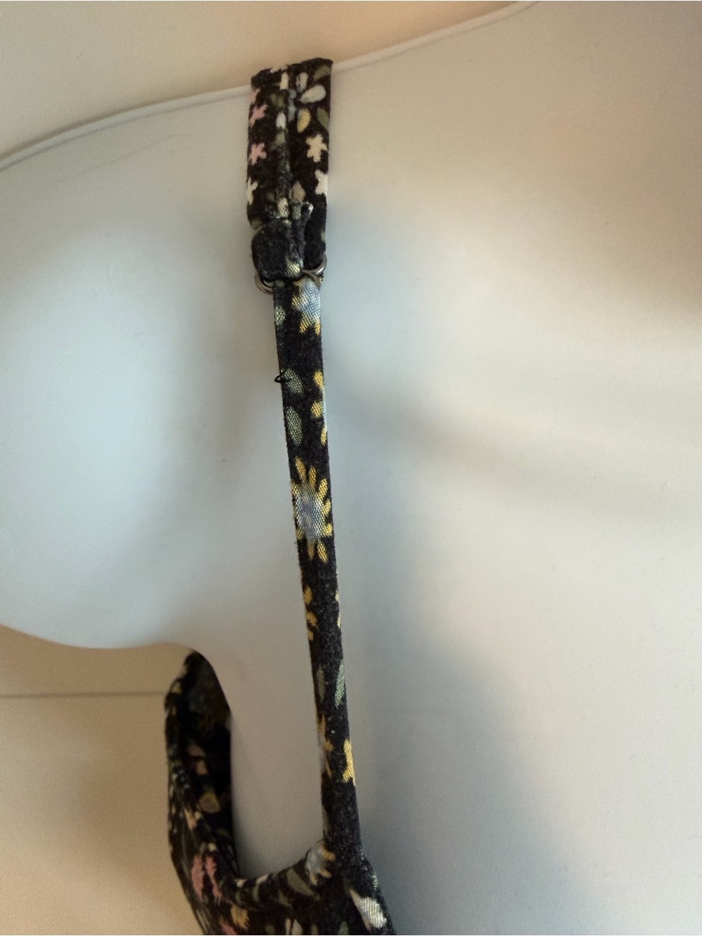 SO Floral Jumpsuit XS | Black Wide Leg Romper | Boho Tie Strap Jumpsuit - Picture 5 of 5